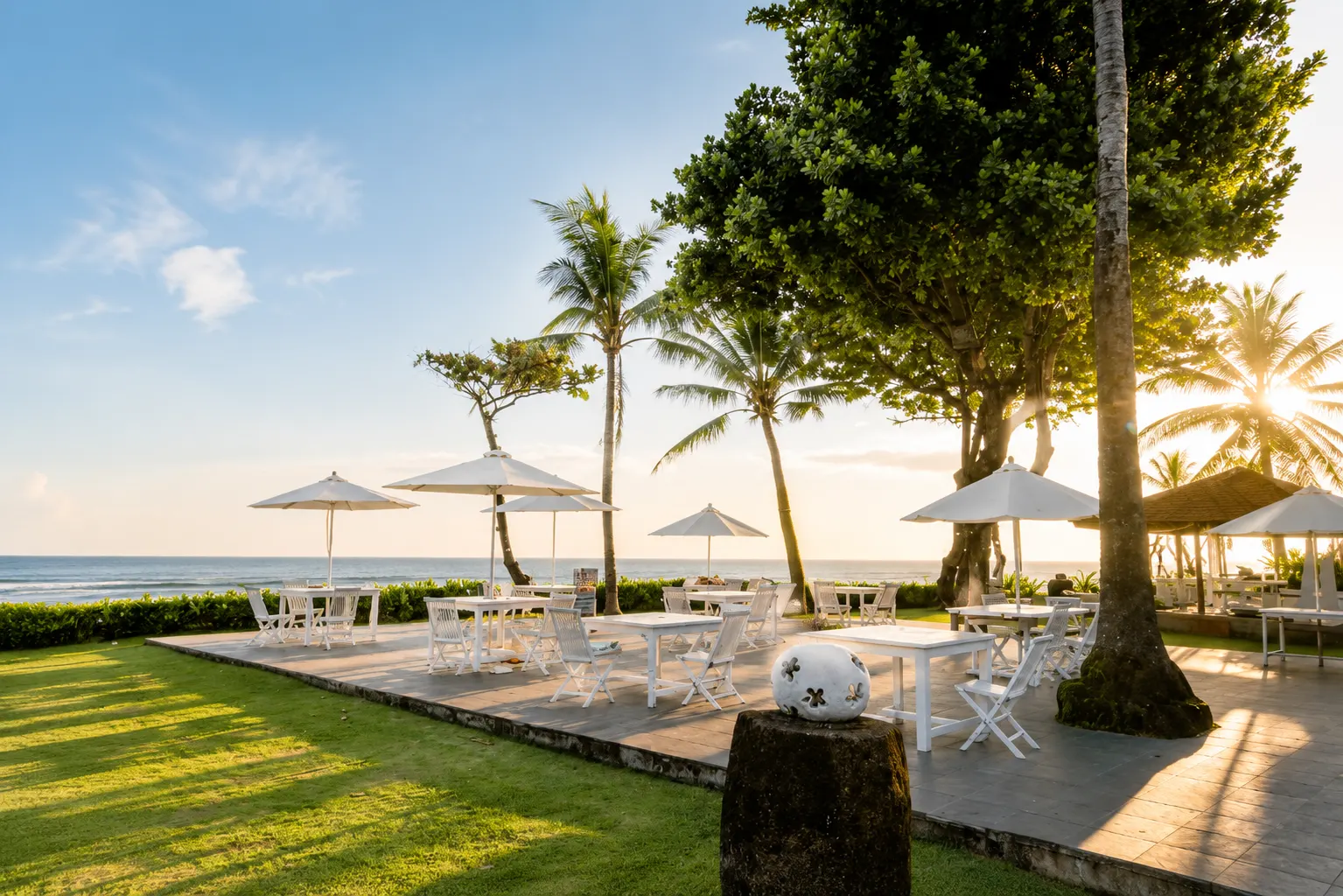 Beachfront Restaurant overlooking Berawa Beach