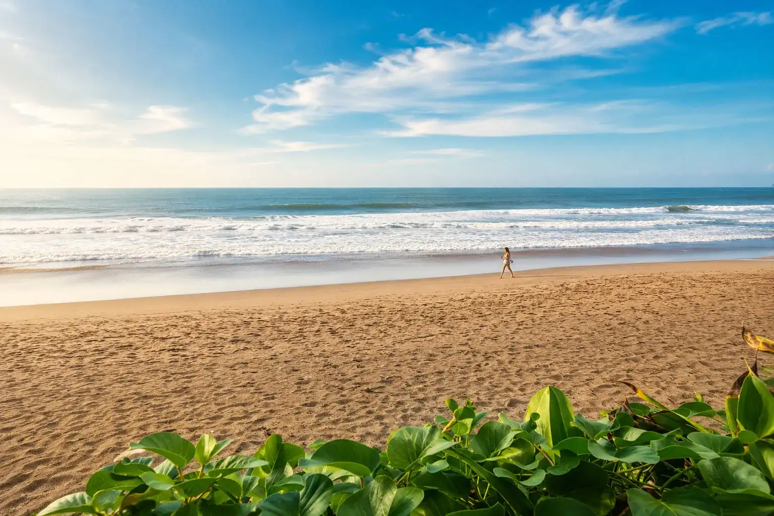 Morning atmosphere at Berawa Beach, Bali