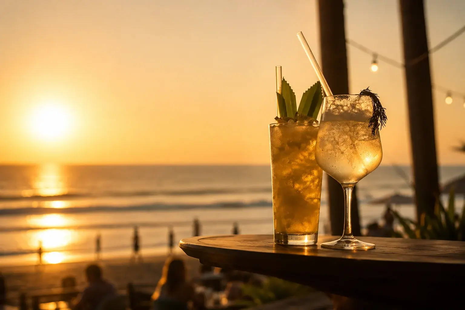 Afternoon cocktails overlooking Berawa Beach