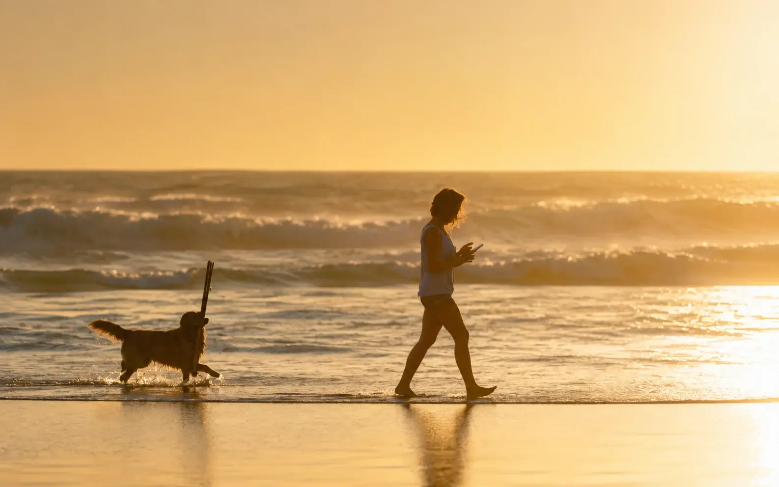 Morning walk along Berawa Beach in Bali